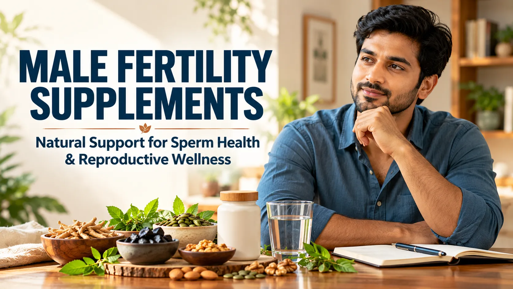 Male Fertility Supplements: Natural Support for Sperm Health & Reproductive Wellness